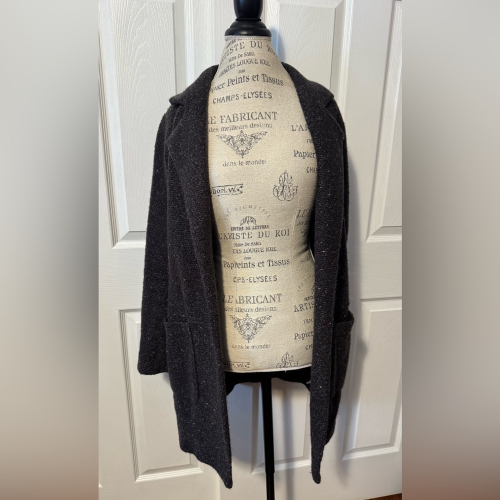 Small A New Day Heather Purple Coat Jacket Cardigan - Picture 13 of 16